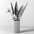 Elegant Floral Vase 13 3D model small image 5