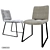 Sleek Waltz Plus Chairs 3D model small image 2