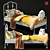 Ikea Sagstua/Luröy Bed - Stylish & Versatile 3D model small image 1