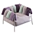 Stylish Armchair: Tirella by Bonaldo 3D model small image 4