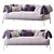 Modern and Stylish Sofa 3D model small image 2