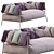 Modern and Stylish Sofa 3D model small image 3
