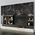 Stylish TV Shelf Set 3D model small image 2