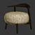 Cozy and Chic Shearling Chair 3D model small image 4