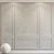 Elegant Molding Plaster: SW 7014 Eider White & SW 7016 Mindful Gray 3D model small image 1