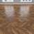 Versatile Oak Parquet: Herringbone, Linear & Chevron 3D model small image 4