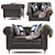 Elegant Chesterfield Armchair: Classic Luxury for Your Home 3D model small image 2