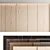 Decorative Wood Panel Set - Set 33 3D model small image 1