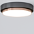 Opal Glass Ceiling Light: Dimmable LED Ring 3D model small image 4