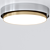 Opal Glass Ceiling Light: Dimmable LED Ring 3D model small image 5