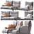  Wolf Sofa: Unleash Comfort and Style 3D model small image 1