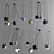 Contemporary LED Ceiling Lights 3D model small image 3