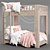 Corona Twin-Over-Twin Bunk Bed 3D model small image 1