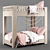 Corona Twin-Over-Twin Bunk Bed 3D model small image 12