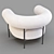 Sleek Comfort: Williams Armchair 3D model small image 4