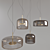 Glass Block Hanging Lamps 3D model small image 2