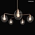 Elegant Ombre Chandelier by Romatti 3D model small image 1