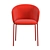 Grace Chair: Contemporary Elegance for Any Space 3D model small image 2