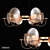 Allied Chandelier: Elegant Lighting Masterpiece 3D model small image 1