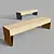 Modern Wooden Bench-2000x540x450 3D model small image 1