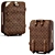 Monogram LV Suitcase: 52cm x 35cm x 20cm 3D model small image 1