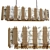 Luminara 25-Light Candela Chandelier 3D model small image 3