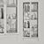 Modern Glass Display Cabinet 3D model small image 3