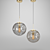 Scandinavian Sphere Pendant Light 3D model small image 2