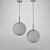 Scandinavian Sphere Pendant Light 3D model small image 3