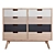 Snap Chest of Drawers: Stylish Storage Solution 3D model small image 1