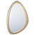 Ravishing Brass Mirror for Stylish Décor 3D model small image 1