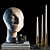 Decor Set: Sculpture, Rabbit Vase & Candle Holder 3D model small image 4