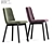 Modern Minimalist Dining Chair 3D model small image 3