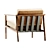 Modern Molteni & C Gillis Chair 3D model small image 4
