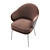 Modern Luxe: Angie Armchair by Minotti 3D model small image 4