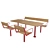 Vestre Urban Outdoor Furniture Set 3D model small image 1