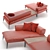 Modern Urban Avenue Sofa 3D model small image 2