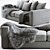 Modern BoConcept Cenova Sofa 3D model small image 2