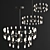 Modern LED Chandelier Collection 3D model small image 2