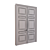 Elegant Glass Design Door 3D model small image 3