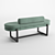 Sleek and Modern Sigmund Bench 3D model small image 3