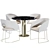 Modern Allen Chair and New York Table 3D model small image 1