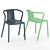 Outdoor Air Arm Chair | PP/Glass Fibre Blend | Molded Design 3D model small image 5