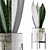 Sculpted Agave Collection: Clean Geometry for Stunning Detail 3D model small image 3