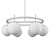 Alluria Pendant: Elegant Lighting Statement 3D model small image 2