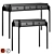 Elegant Le Visage Console with Drawers 3D model small image 1