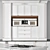 Modern Kitchen Set: V-Ray & Corona, OBJ, Real Scale 3D model small image 1