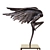 Bronze Angel of Freedom Sculpture 3D model small image 2