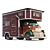 Chevrolet Coe Camper: Hippie-Inspired House Truck 3D model small image 1