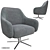 Serena Swivel Chair: Modern Elegance & Functionality 3D model small image 1